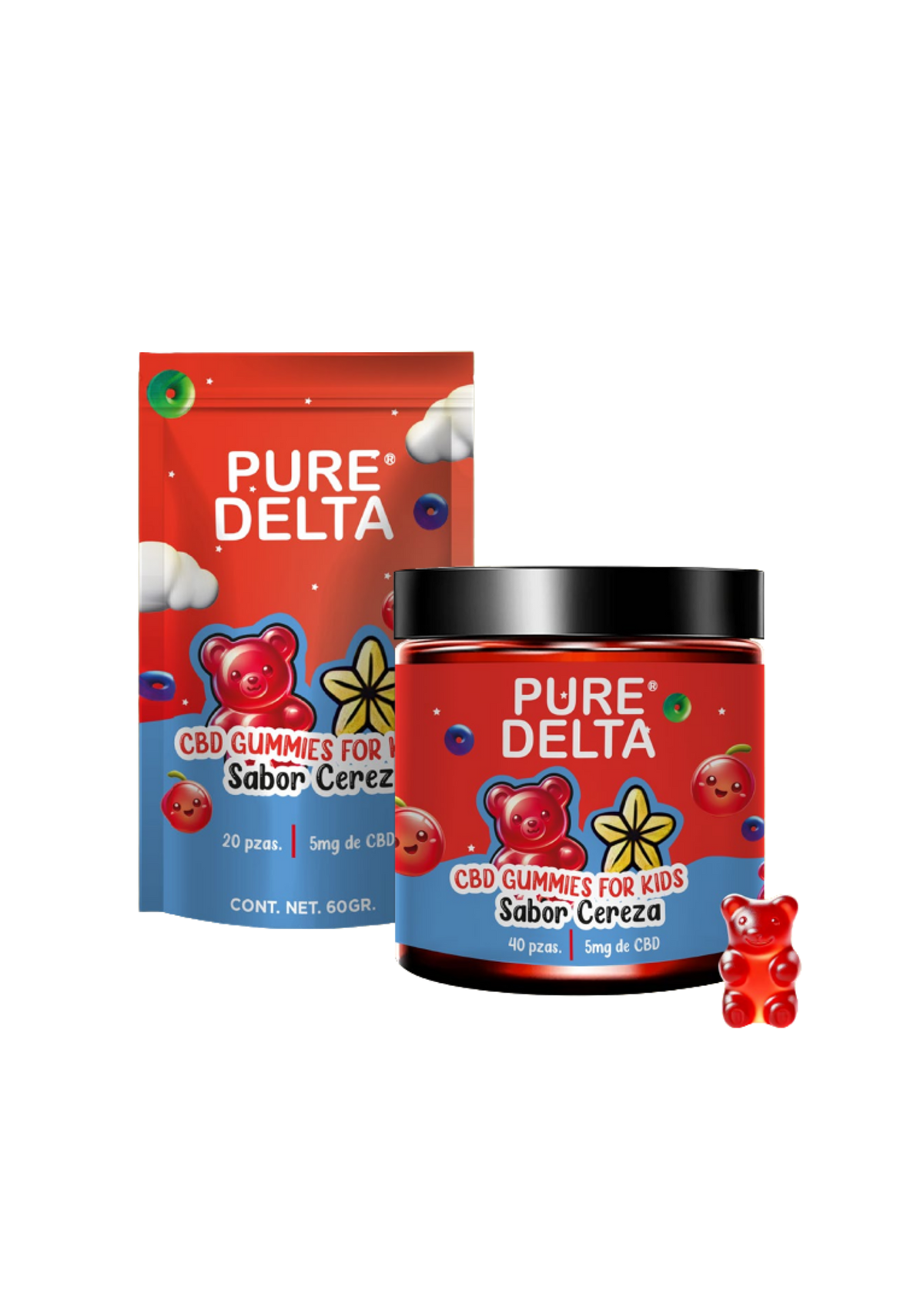 Gomitas para niños CBD 40PZ