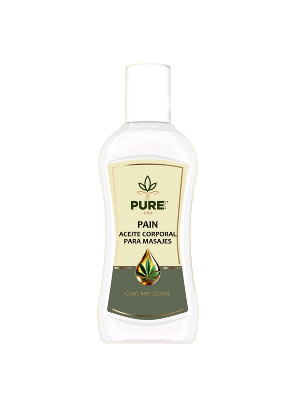 Aceite corporal dolor CBD 250ml