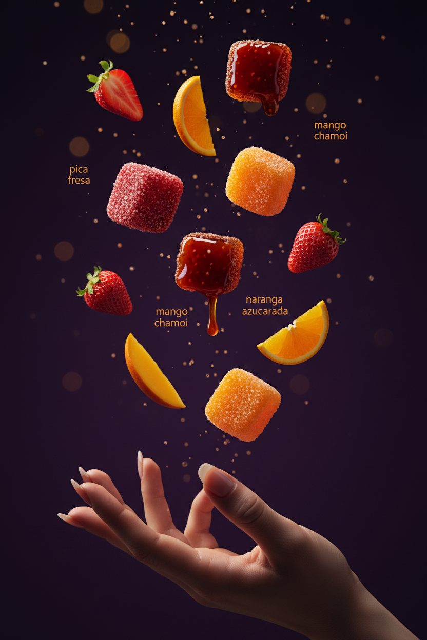 Gomitas azúcar sutil