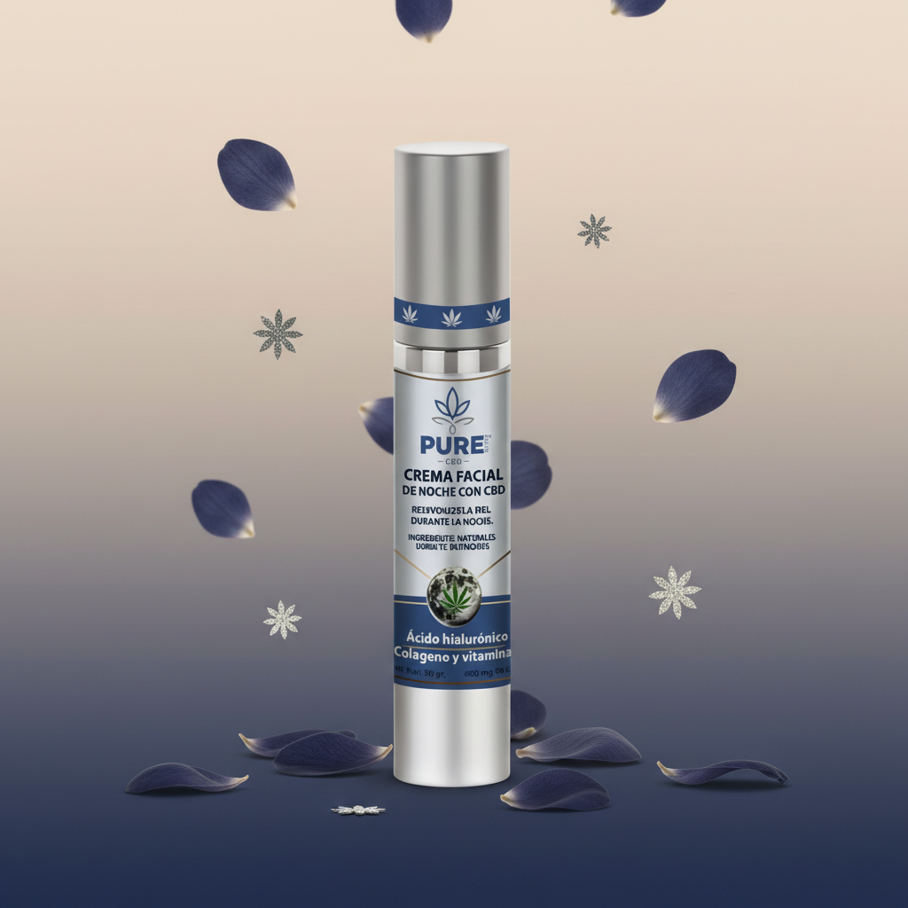 Pure CBD Crema de Noche – Sueño y reparación