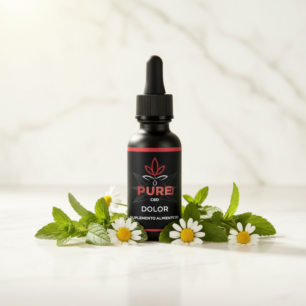 Pure CBD Dolor – Mármol y hierbas
