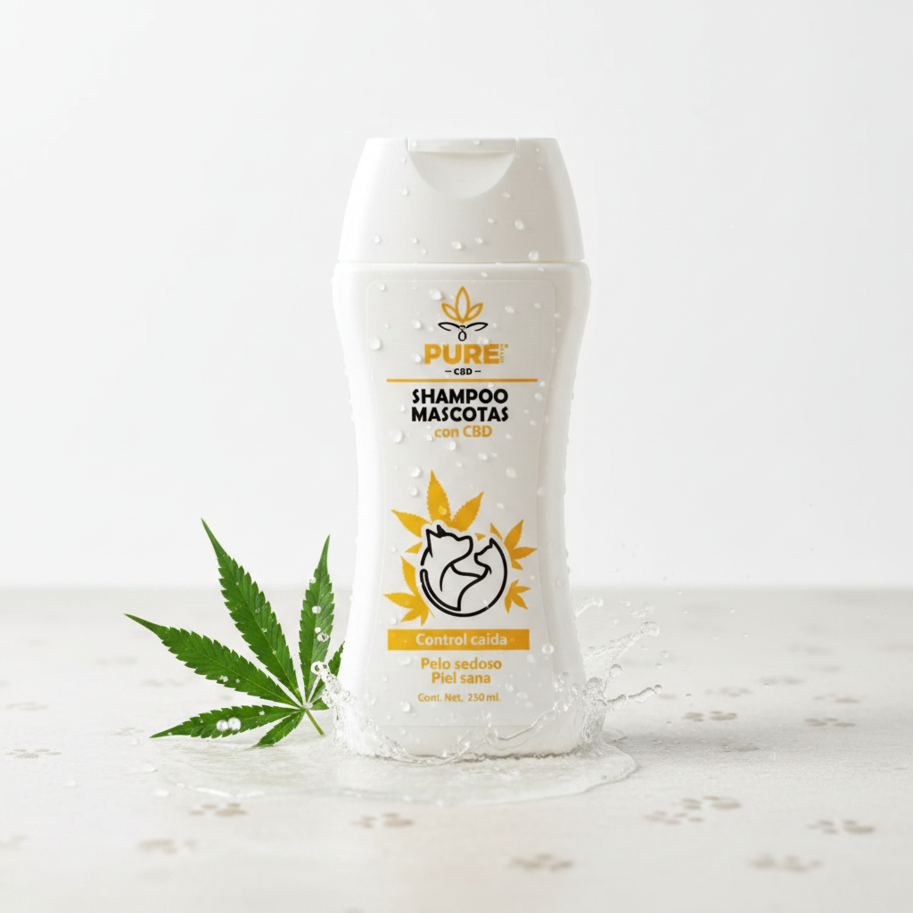 Pure CBD Shampoo Mascotas – Mojado