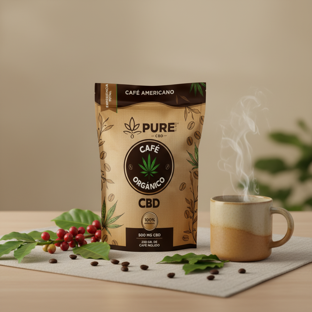 Pure Delta Café CBD – Orgánico y bonito