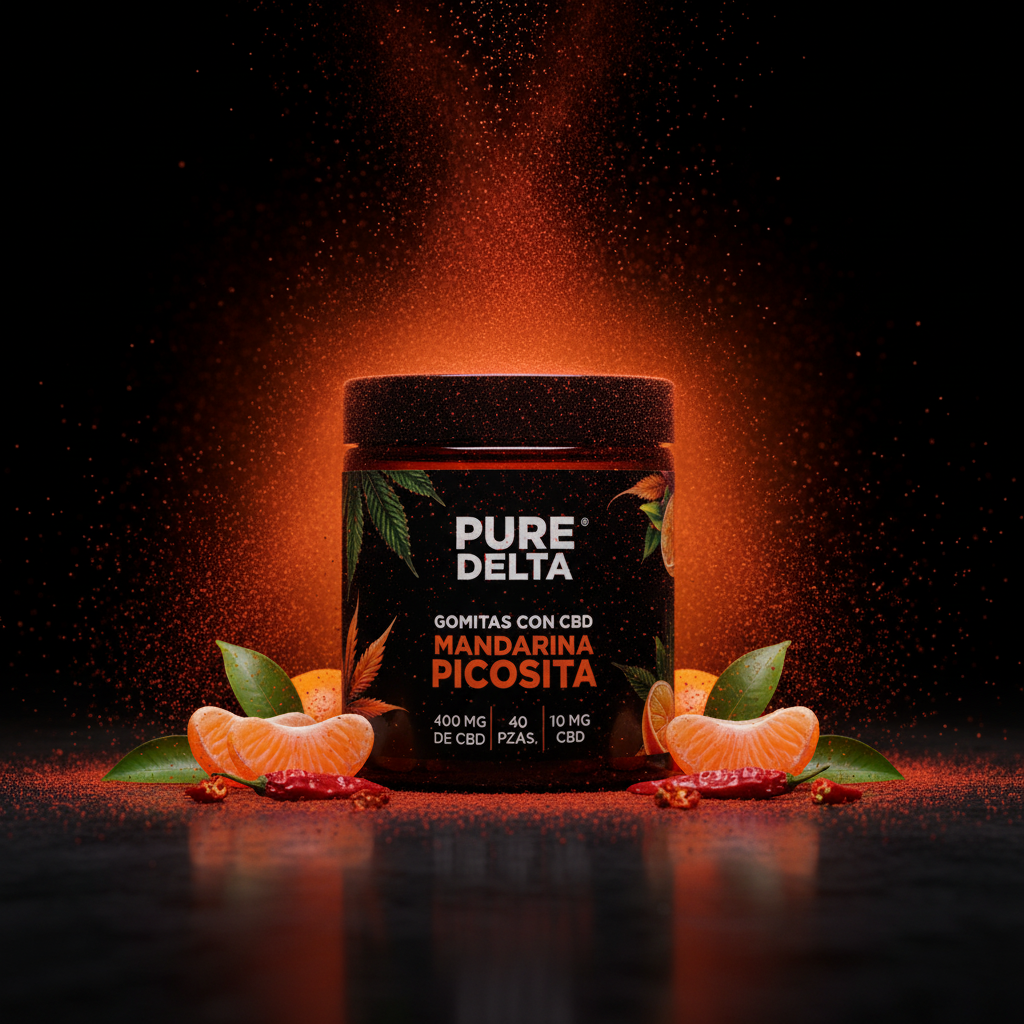 Pure Delta Mandarina Picosita – Solo frasco